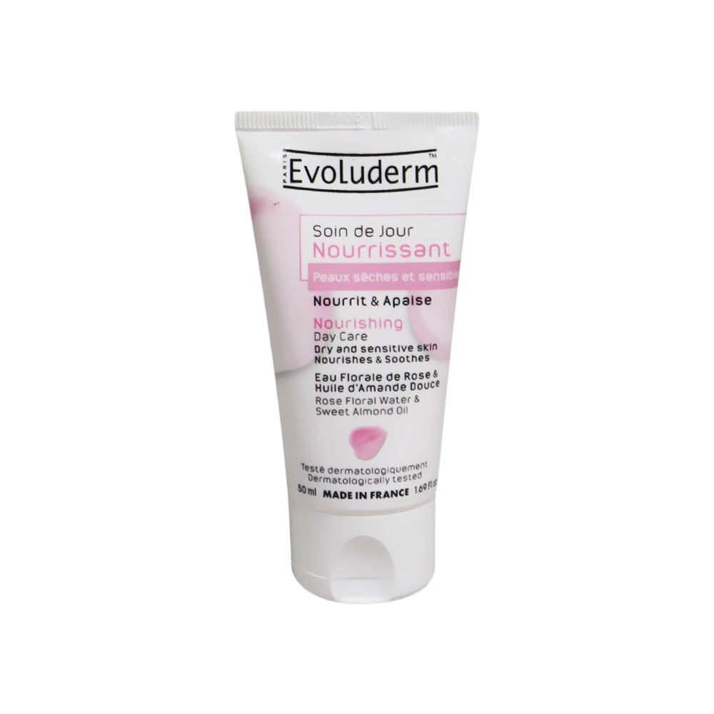 Evoluderm, Nourishing Day Care Cream, Hydrating day cream for dry skin, 50 ml