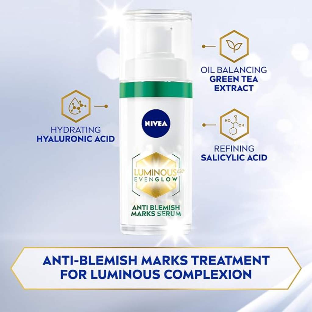 Nivea, Anti-Spot Anti-Acne Marks Serum, Targeted serum for acne scar reduction and skin clarity, 30 ml