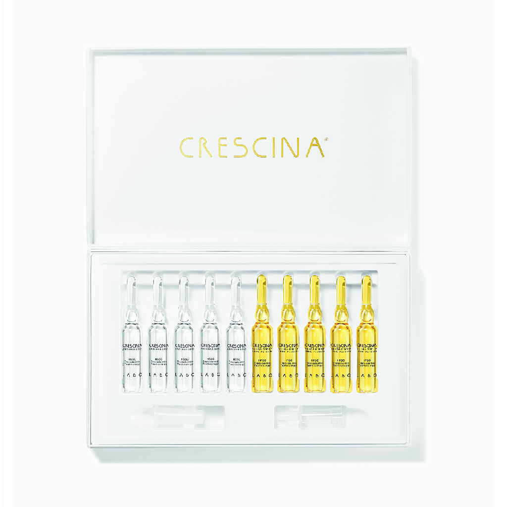 Crescina HFSC, 500 Man Hair Regrowth Ampoules, Hair regrowth treatment for men, 24 ml