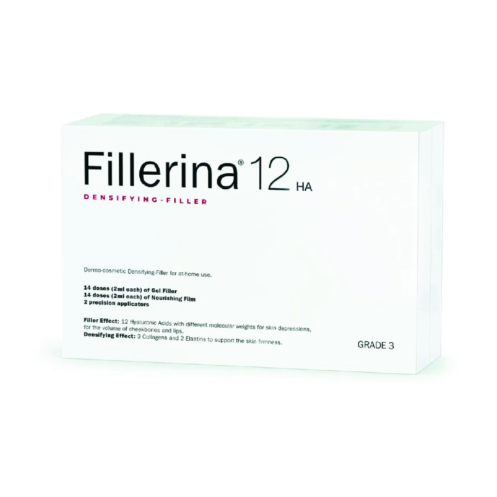 Fillerina, 12HA density replenishing grade 3, Anti-aging skin density replenishing cream for mature skin, 30ml