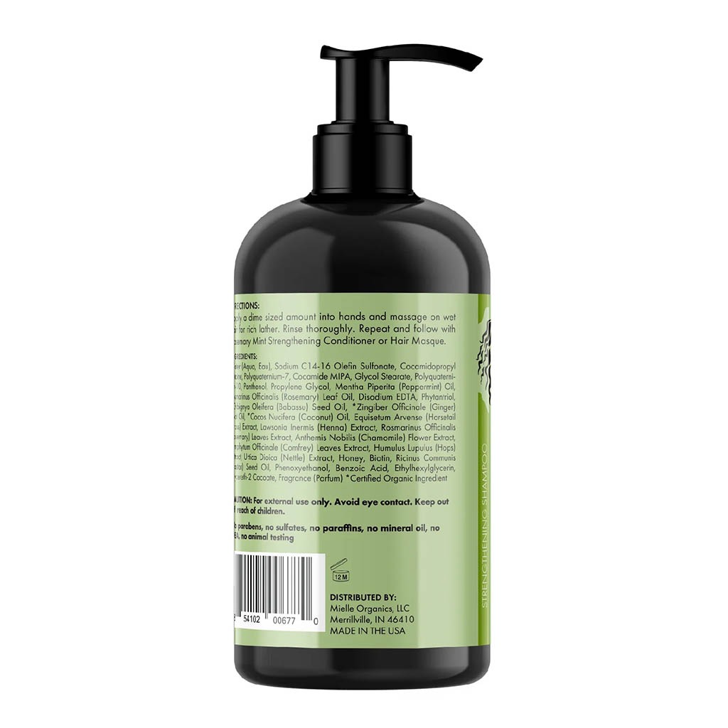 Mielle Organics Rosemary And Mint Hair Strengthening Shampoo 355 ml