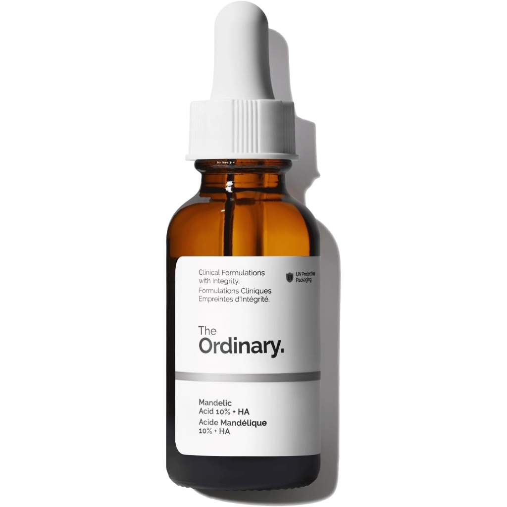 The Ordinary, Mandelic Acid 10% + Hyaluronic Acid Serum, Skin strengthening exfoliating serum, 30 ml