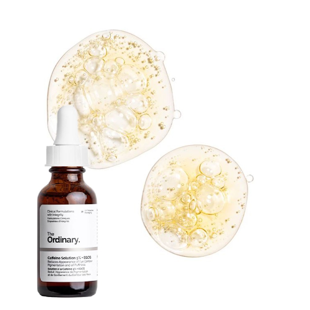 The Ordinary, Caffeine Solution 5% + EGCG, Reduces eye puffiness and dark circles, 30 ml
