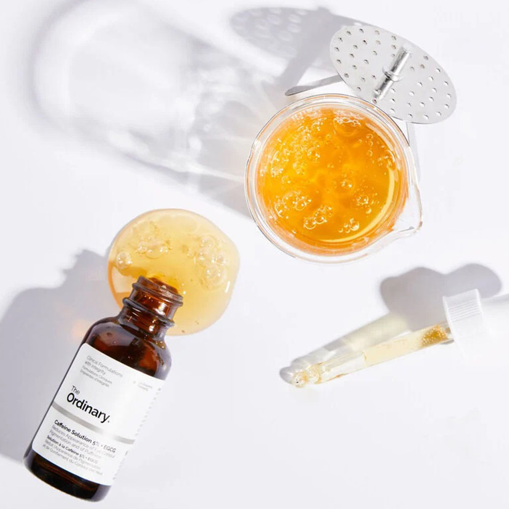 The Ordinary, Caffeine Solution 5% + EGCG, Reduces eye puffiness and dark circles, 30 ml