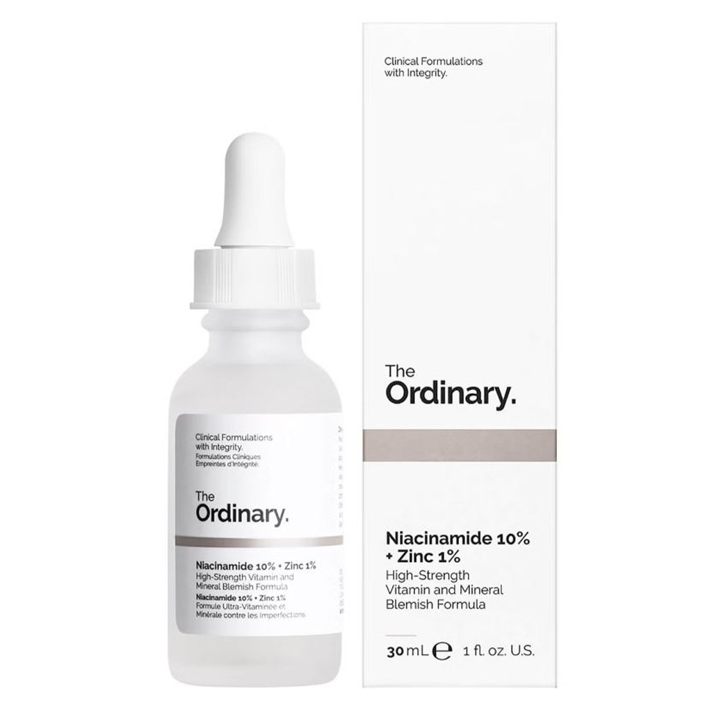 The Ordinary, Niacinamide 10% + Zinc 1%, Oil control serum for blemish-prone skin, 30 ml