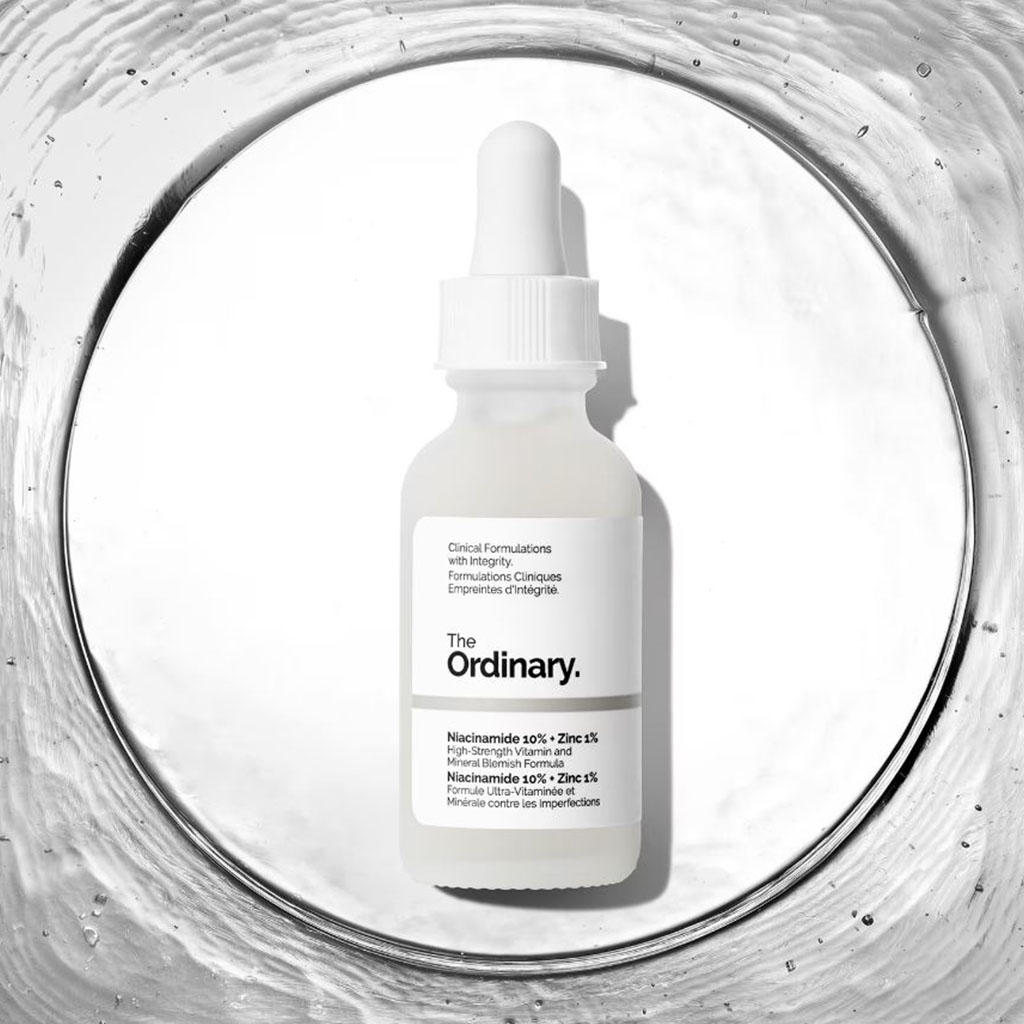 The Ordinary, Niacinamide 10% + Zinc 1%, Oil control serum for blemish-prone skin, 30 ml