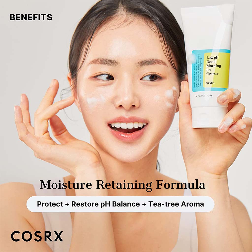 Cosrx Low PH Good Morning Gel Cleanser For All Skin Types 150ml