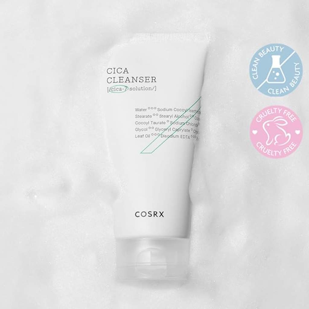 Cosrx, Pure Fit Cica cleanser, Gentle soothing cleanser for sensitive skin, 150 ml
