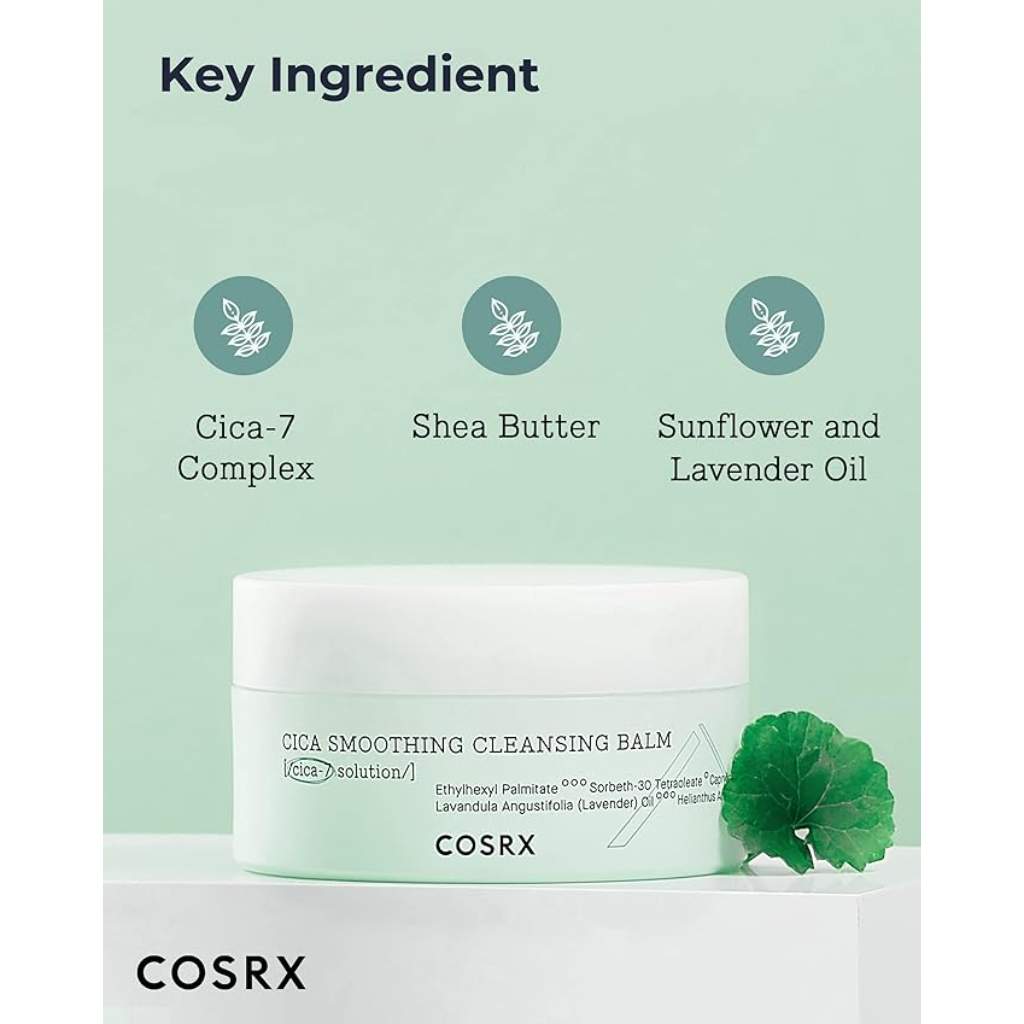 Cosrx, Pure Fit Cica Smoothing Cleansing Balm, Soothing cleansing balm with centella asiatica, 120ml