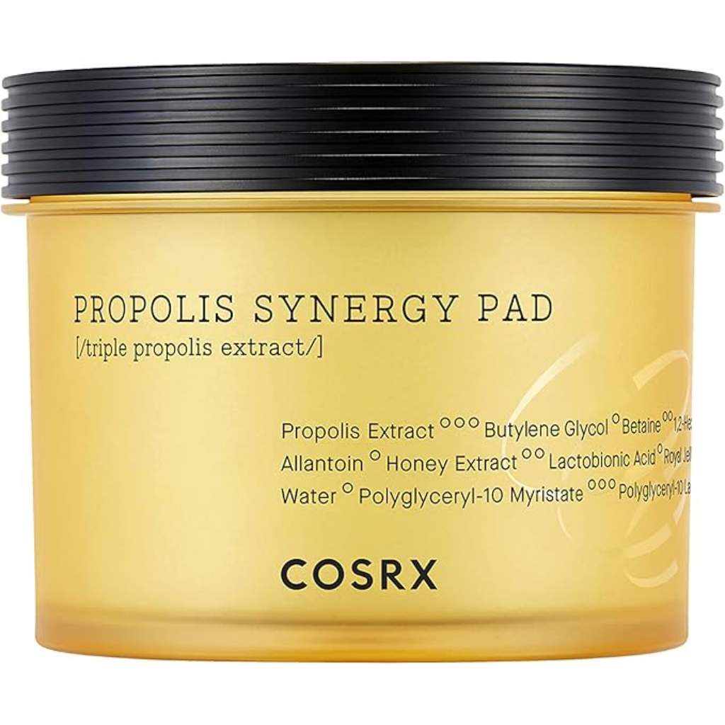 Cosrex, Full Fit Propolis Synergy Pad, Hydrating and soothing facial pads, 70 pads