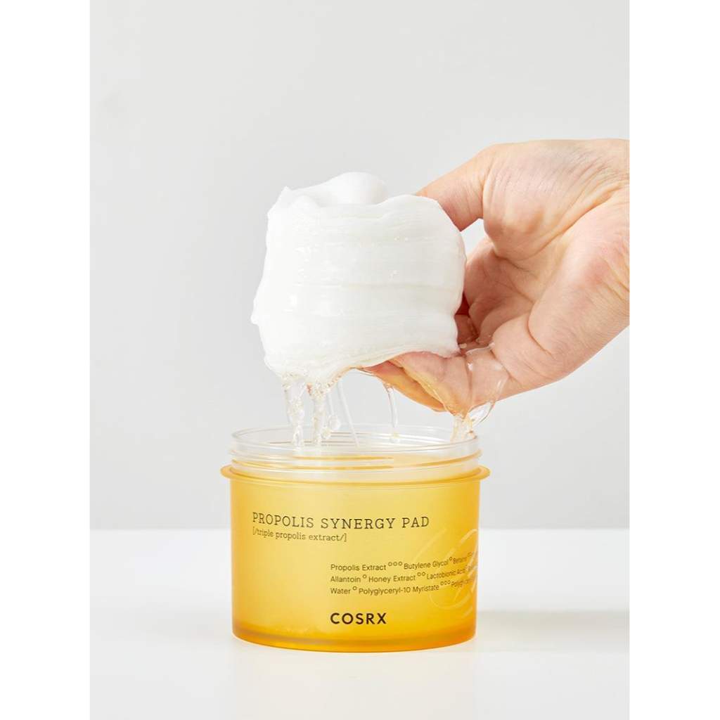Cosrex, Full Fit Propolis Synergy Pad, Hydrating and soothing facial pads, 70 pads