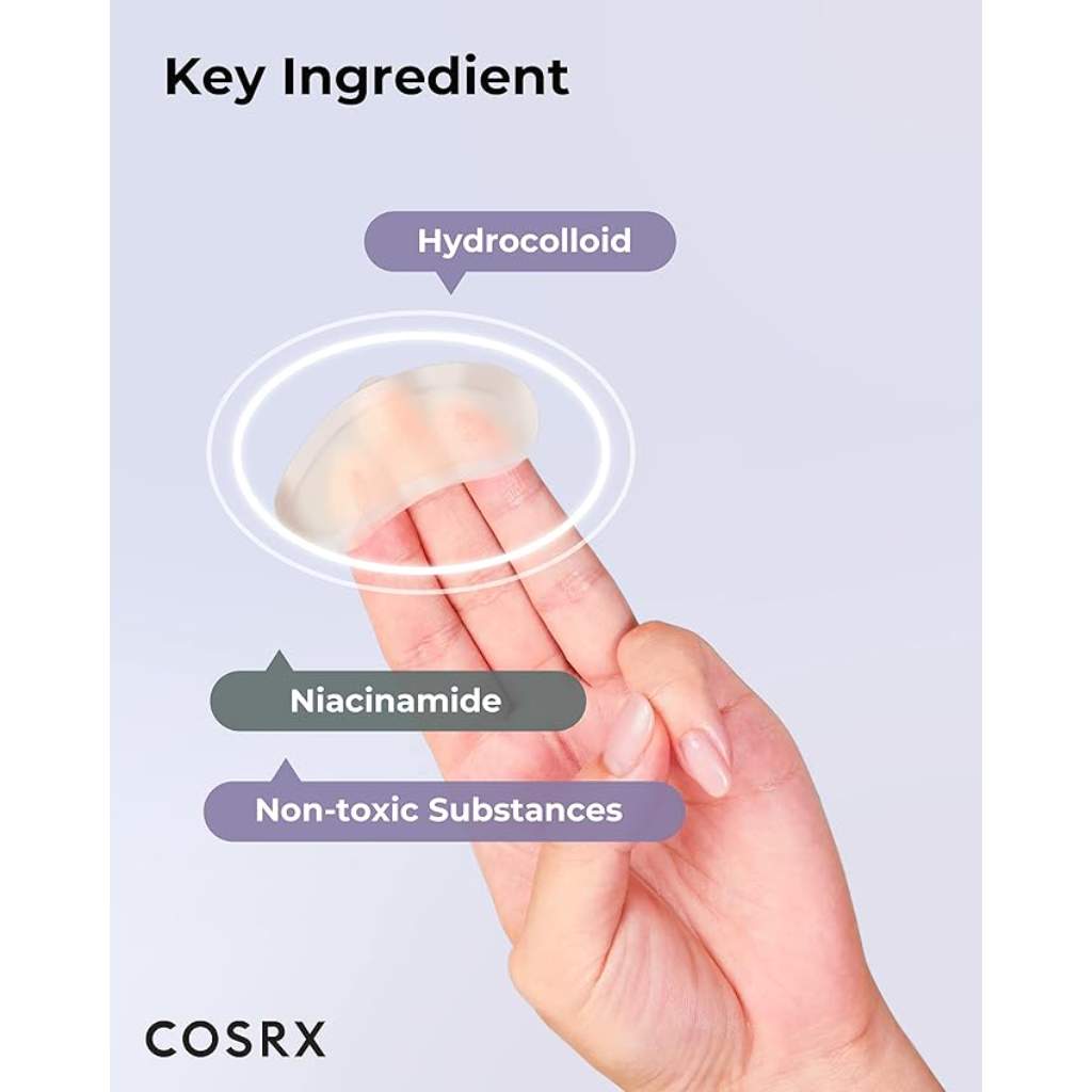 Cosrx, Master patch x-large, Acne spot treatment hydrocolloid patches, 10 patches