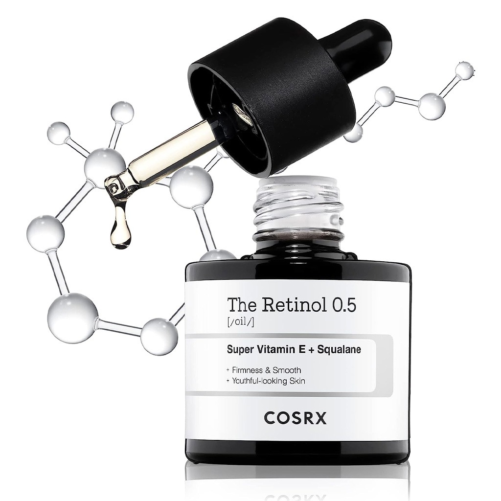 Cosrx, The Retinol 0.5 Oil, Anti-aging facial oil with retinol for skin renewal, 20 ml