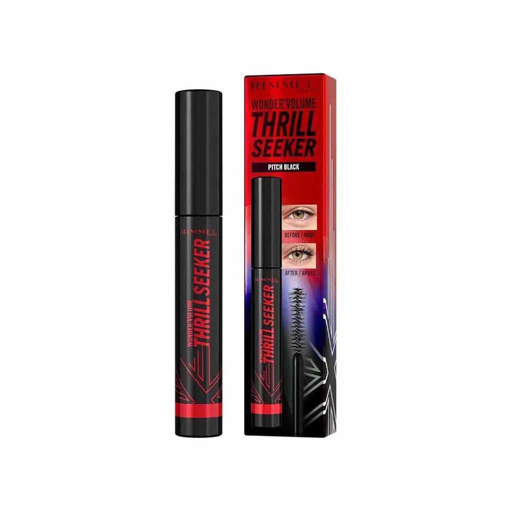 Rimmel London, Thrill Seeker Mascara 004 Pitch Black, Volume mascara