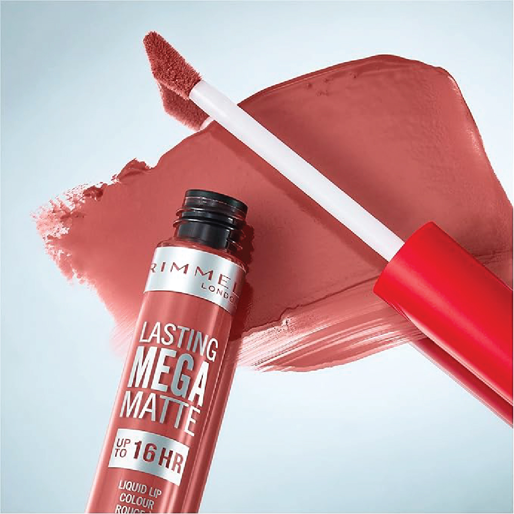 Rimmel, Lasting Mega Matte Liquid Lipstick, Intense long-lasting matte finish, Shade 200 Pink Blink
