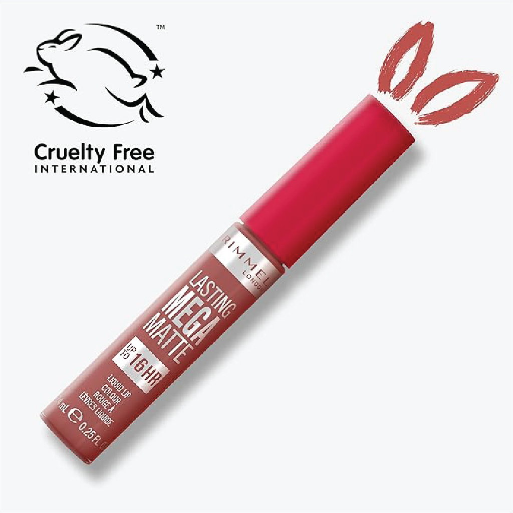 Rimmel, Lasting Mega Matte Liquid Lipstick, Intense long-lasting matte finish, Shade 200 Pink Blink