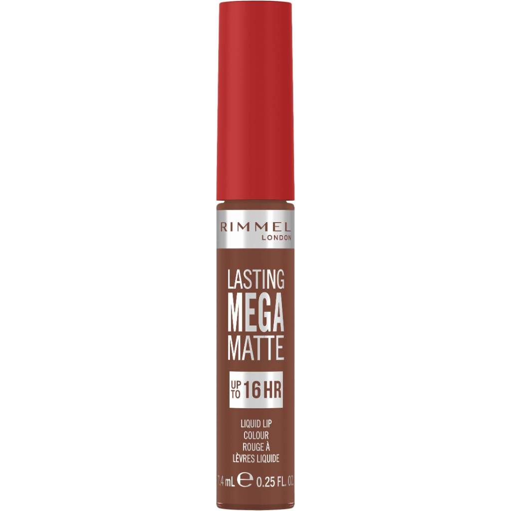 Rimmel London, Lasting mega matte liquid lipstick 725 Love Bite, Long-lasting matte lipstick with bold red color
