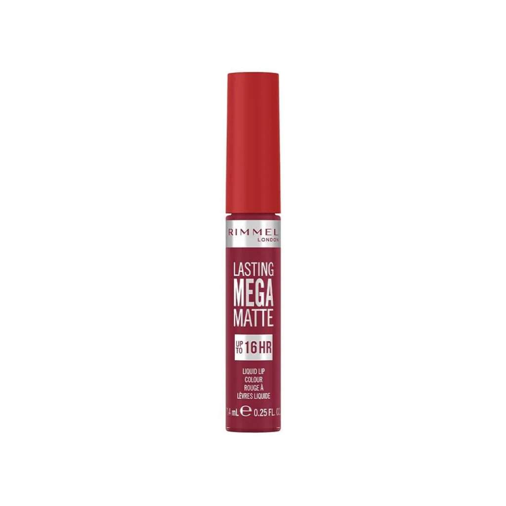 Rimmel London, Lasting mega matte liquid lipstick 930 Ruby Passion Red, Matte liquid lipstick with intense ruby red color