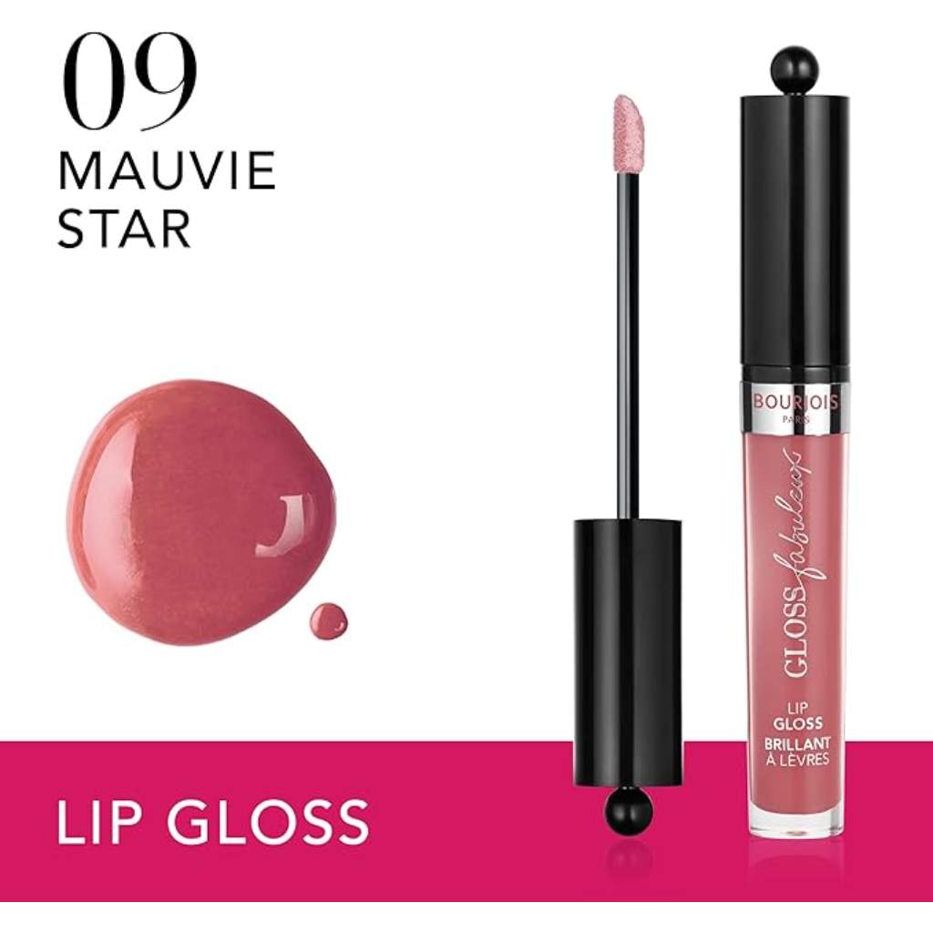 Bourjois, Gloss Fabuleux 09 Mauvie Star, Shine lip gloss