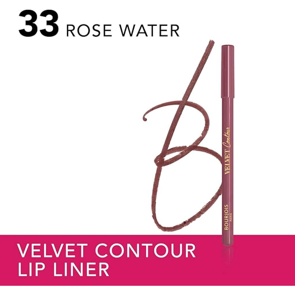 Bourjois Paris Contour Velvet Lip Liner, 33 Rose water