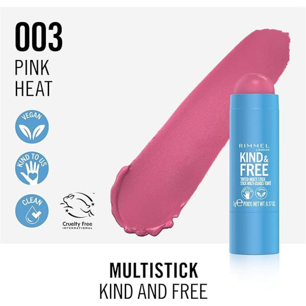Rimmel London Kind & Free Multi Stick Blush 003 Pink Heat