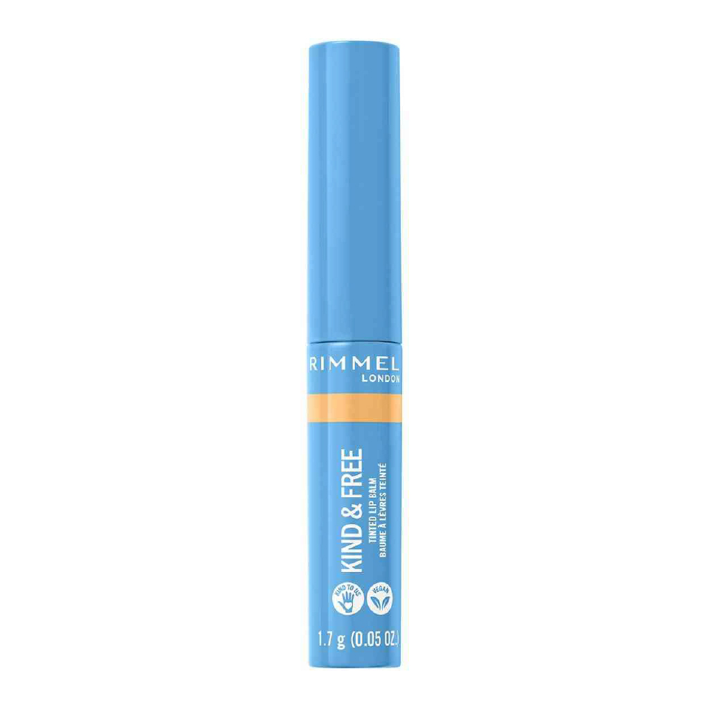 Rimmel, Kind & Free Lip Balm, Nourishing formula with natural ingredients, Shade 001 Air Storm