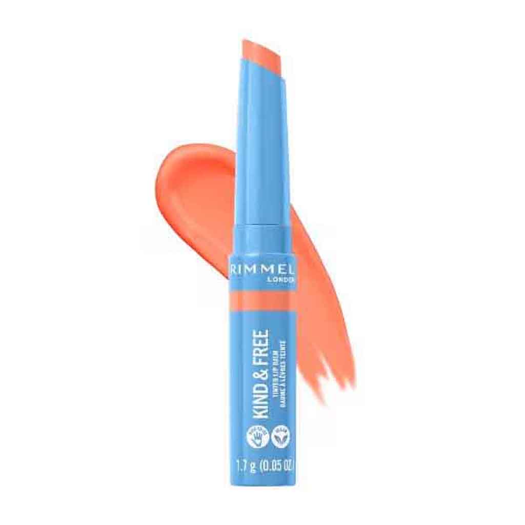 Rimmel, Kind & Free Lip Balm, Hydrating tinted lip balm in Tropical Spark shade