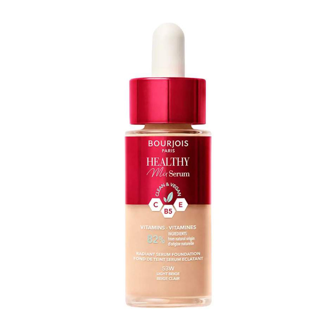 Bourjois Paris Healty Mix Serum Foundation, 53W Light Beige