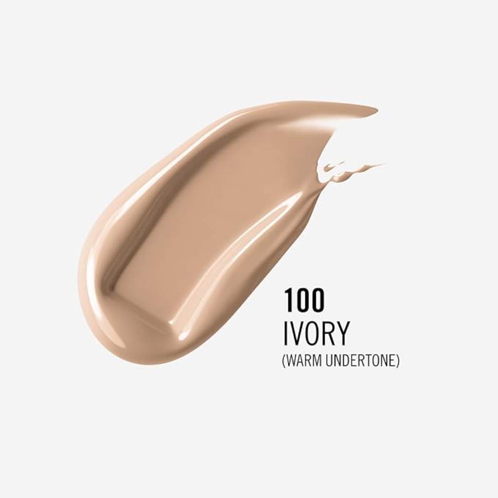 Rimmel London, Lasting finish full coverage lightweight foundation 100 Ivory, Lightweight foundation with full coverage and natural finish