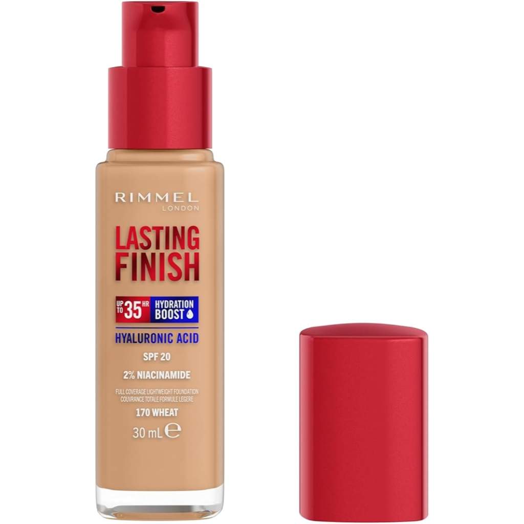 Rimmel London Lasting Finish Full Coverage Lightweight Foundation 170 Wheat