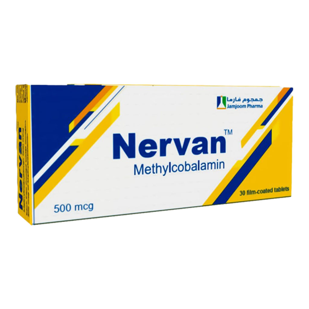 JP, Nervan Tablets, Nerve support and calming supplement, 30 tablets