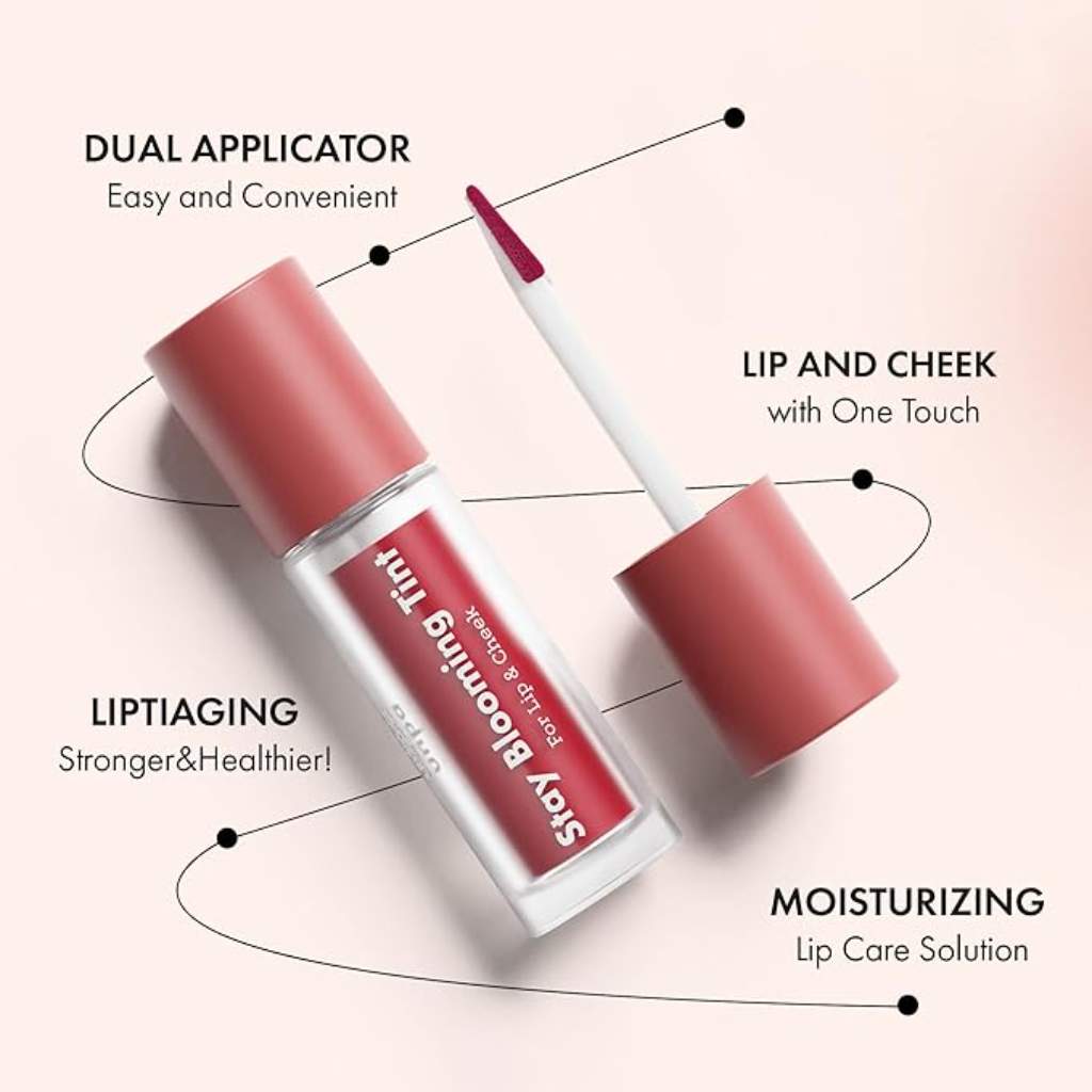 Unpa, Bubi Bubi Lip & Cheek Tint, Hydrating lip and cheek color tint, 3.5ml