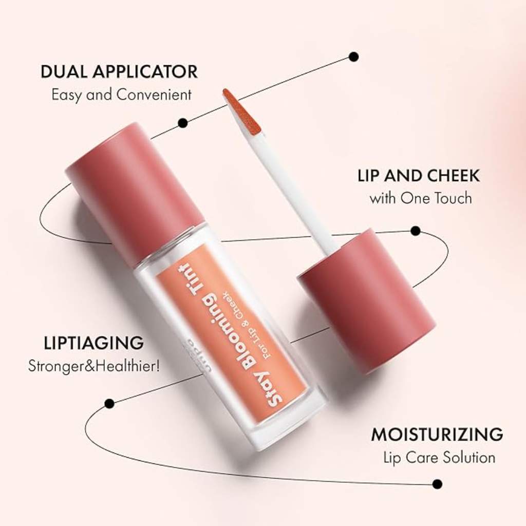 Unpa, Bubi Bubi Lip & Cheek Tint, Hydrating lip and cheek color tint, 3.5ml