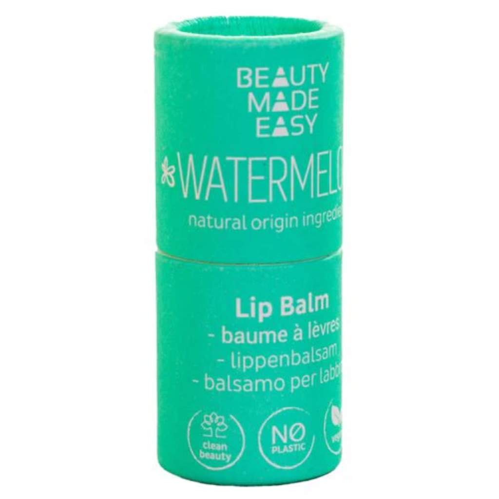 Beauty Made Easy Paper Tube Lip Balm Watermelon 5.5g