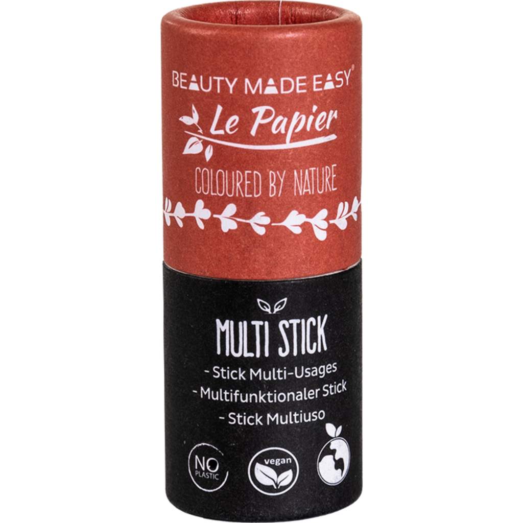Beauty Made Easy, Multi stick 01 red, Multi-use makeup stick for lips and cheeks, 6 g