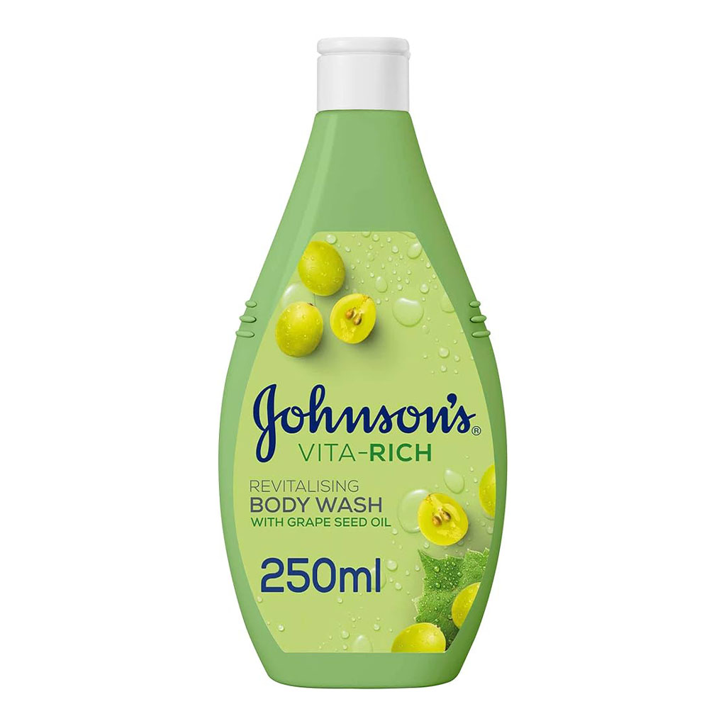Johnson’s, Vita-Rich Body Wash, Revitalizing body wash with nourishing vitamins, 250 ml