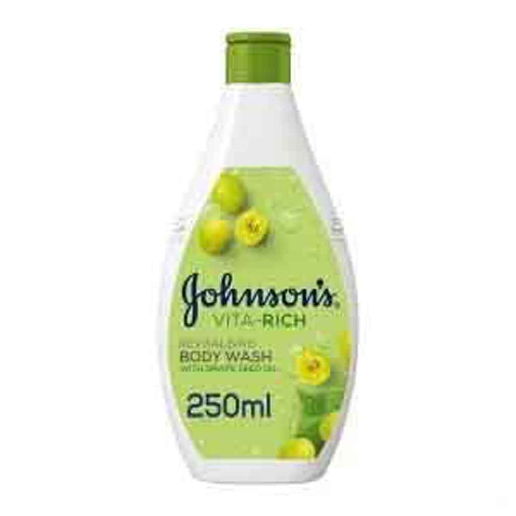 Johnson’s, Vita-Rich Body Wash, Revitalizing body wash with nourishing vitamins, 250 ml