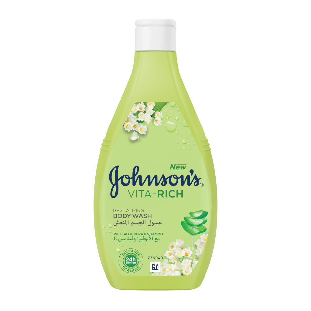 Johnson’s, Vita-Rich Body Wash, Revitalizing body wash with nourishing vitamins, 400 ml
