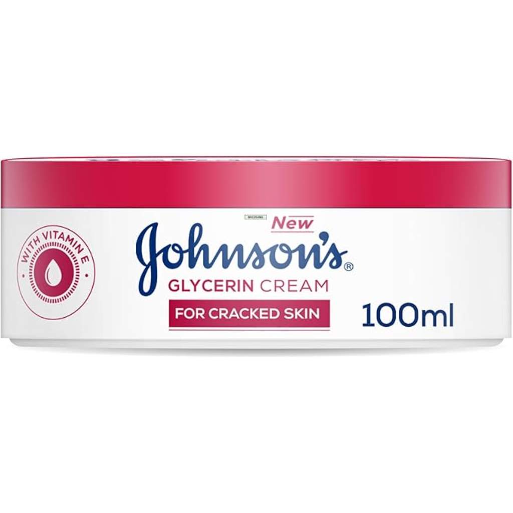 Johnson's, Glycerin Cream, Moisturizing cream for soft hydrated skin, 100ml