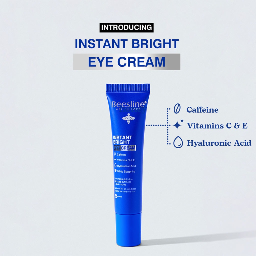 Beesline, Instant Bright Eye Cream, Moisturizing cream for soft, 15 ml