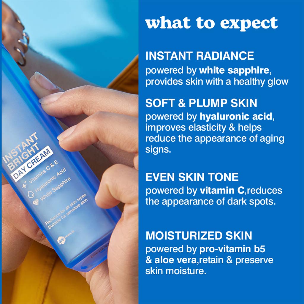 Beesline, Instant White Day Cream All Types, Moisturizing cream for soft, 50ml