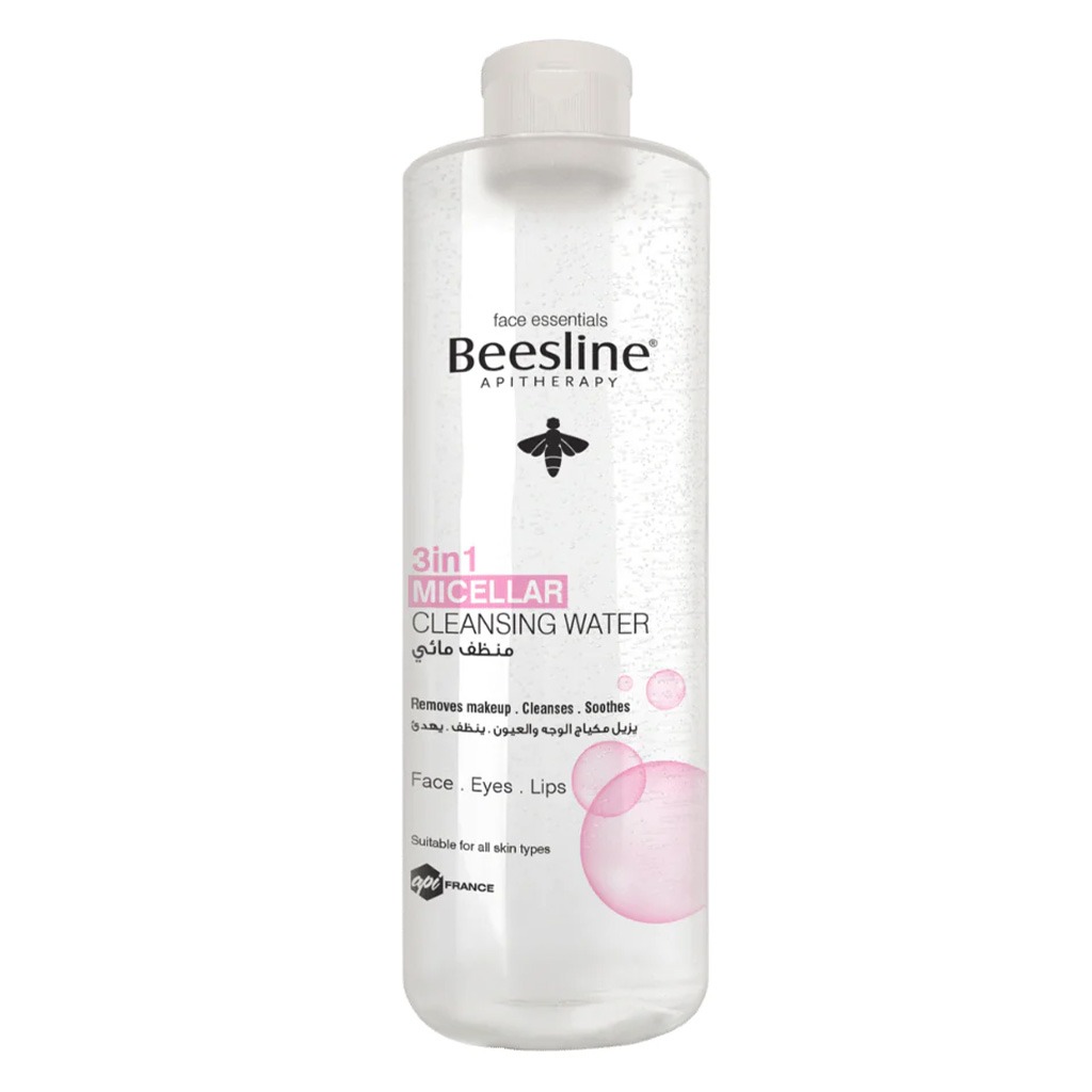 Beesline, Eyes & Lips, 3-in-1 Fragrance Free Micellar Cleansing Water Face, 400ml