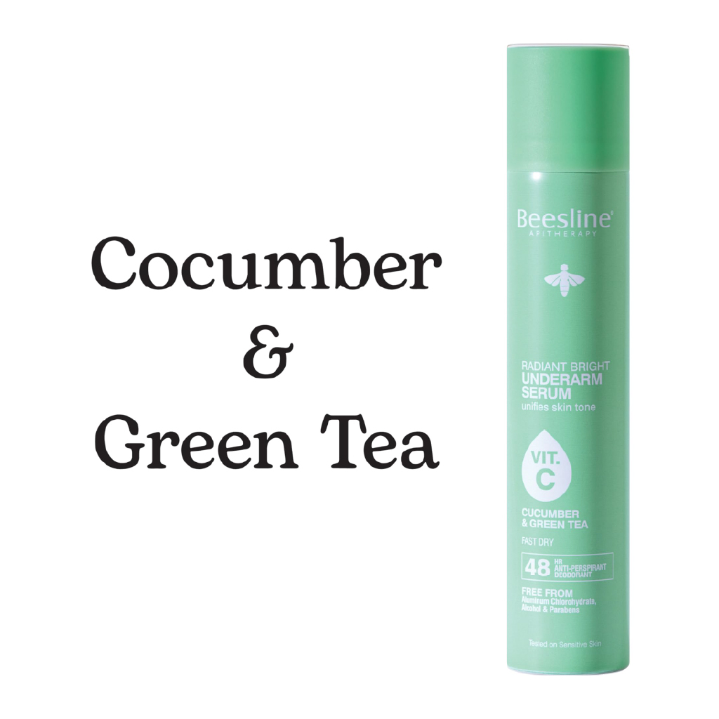 Beesline, Hydrating Serum, Radiant Bright Underarm Serum - Cucumber, 150ml