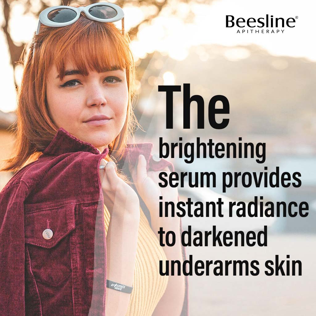 Beesline, Radiant Bright Vitamin C Enriched Fast Dry Underarm Serum, Aluminum free antiperspirant deodorant, 150ml