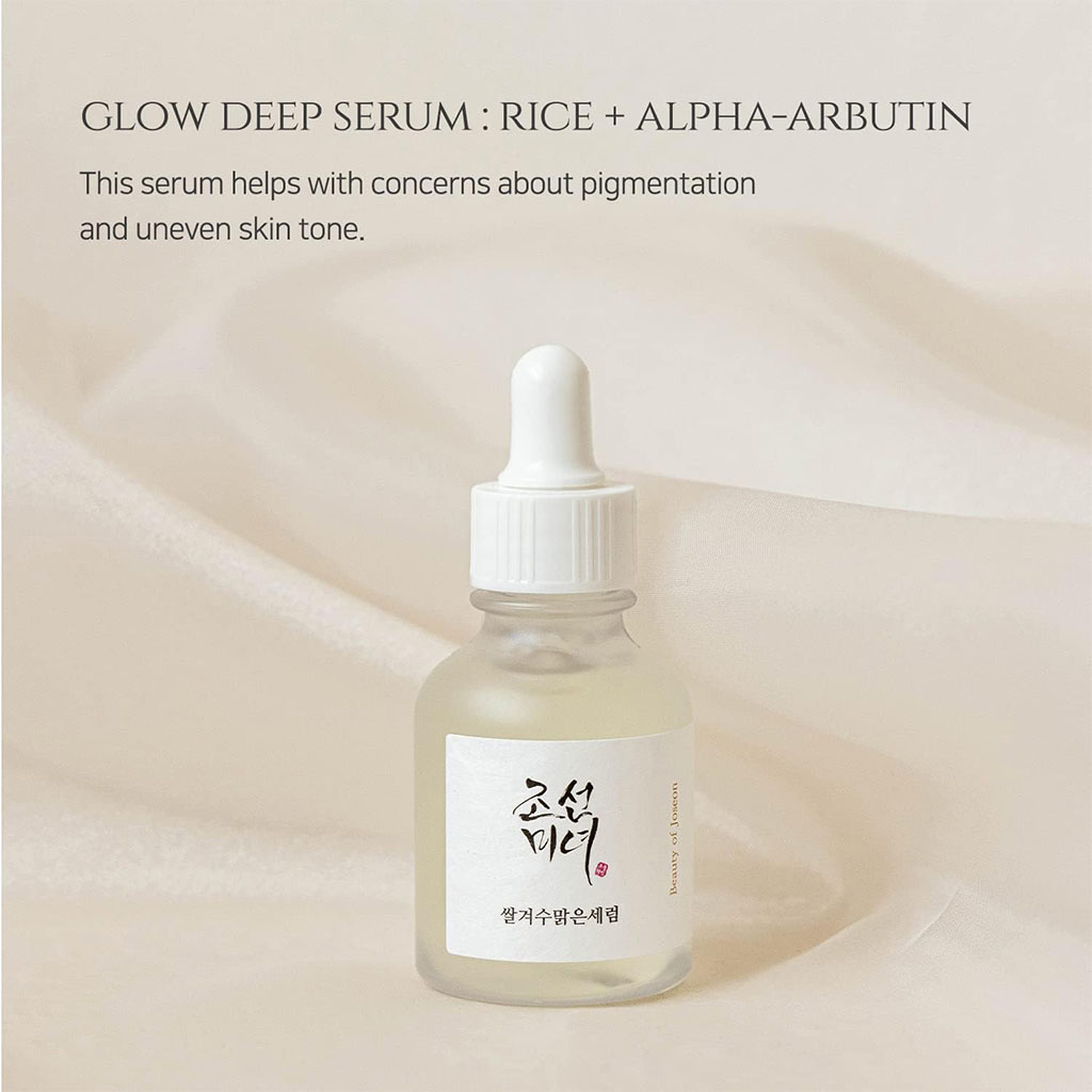 Beauty Of Joseon, Deep Glow Rice Serum + Alpha Arbutin, Brightening serum with rice extract and alpha arbutin, 30 ml