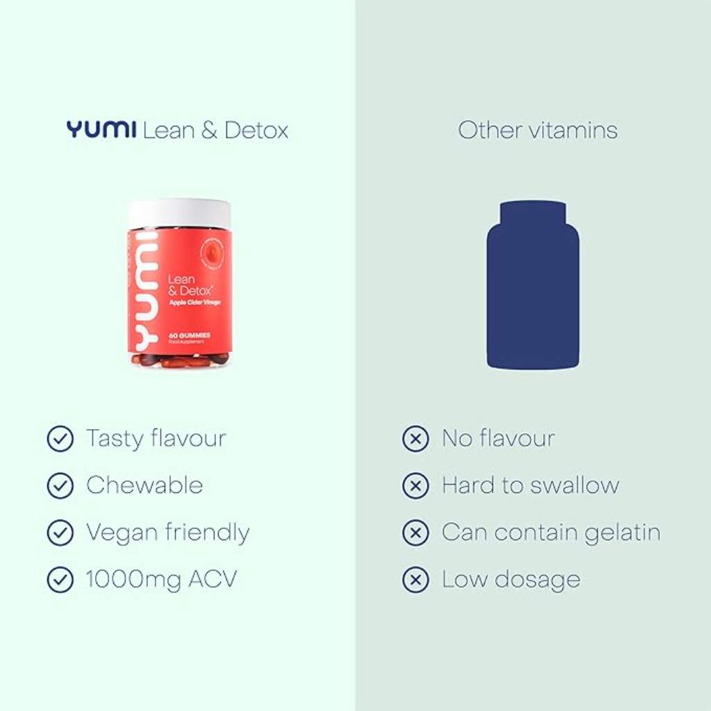 Yumi Nutrition Apple Cider Vinegar 60 Gummies
