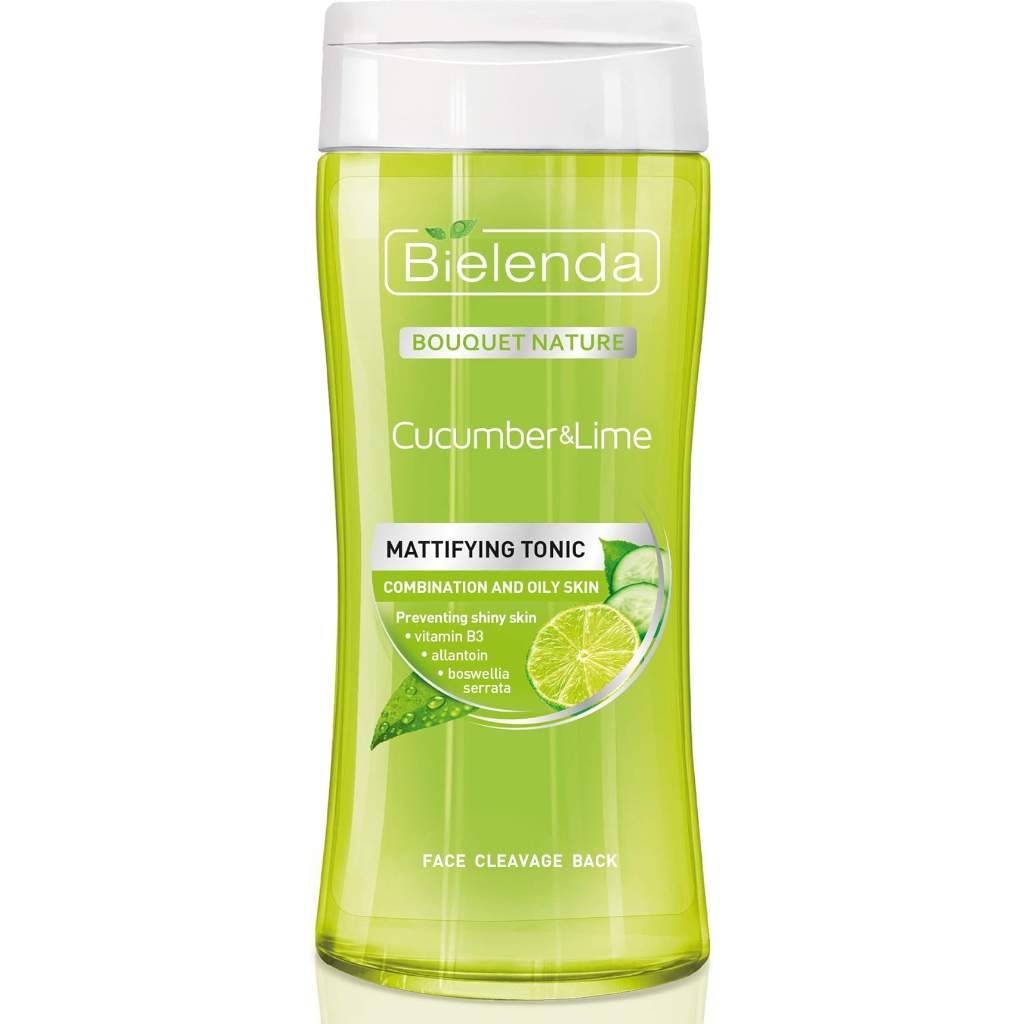 Bielenda, Cucumber and Lime Toner, Refreshing toner with cucumber and lime extracts, 200ml
