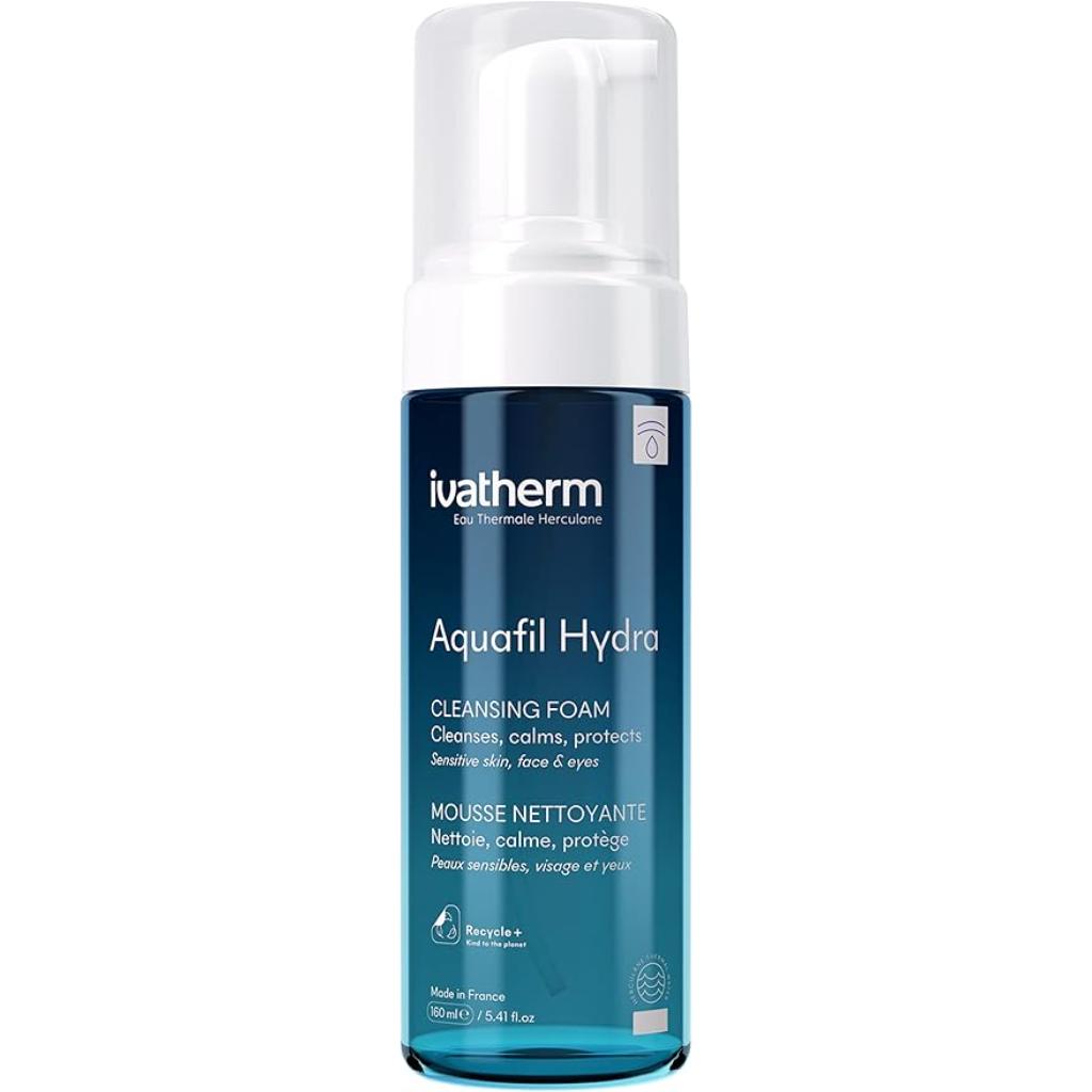 Ivatherm Aquafil Cleansing Foam for Face & Eyes for Sensitive Skin 160ml