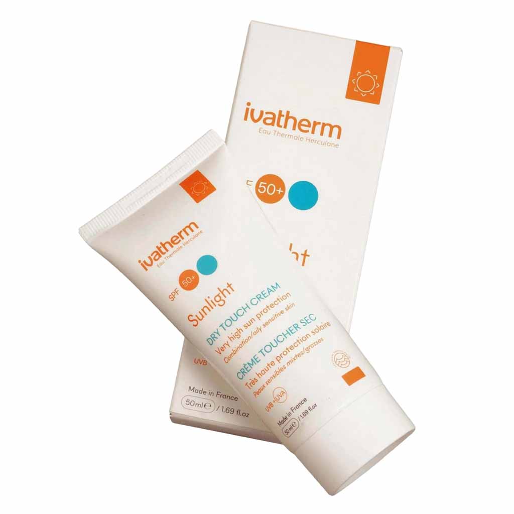 إيفاثيرم صنلايت مات SPF50+ سائل لمسة جافة 50 ملل