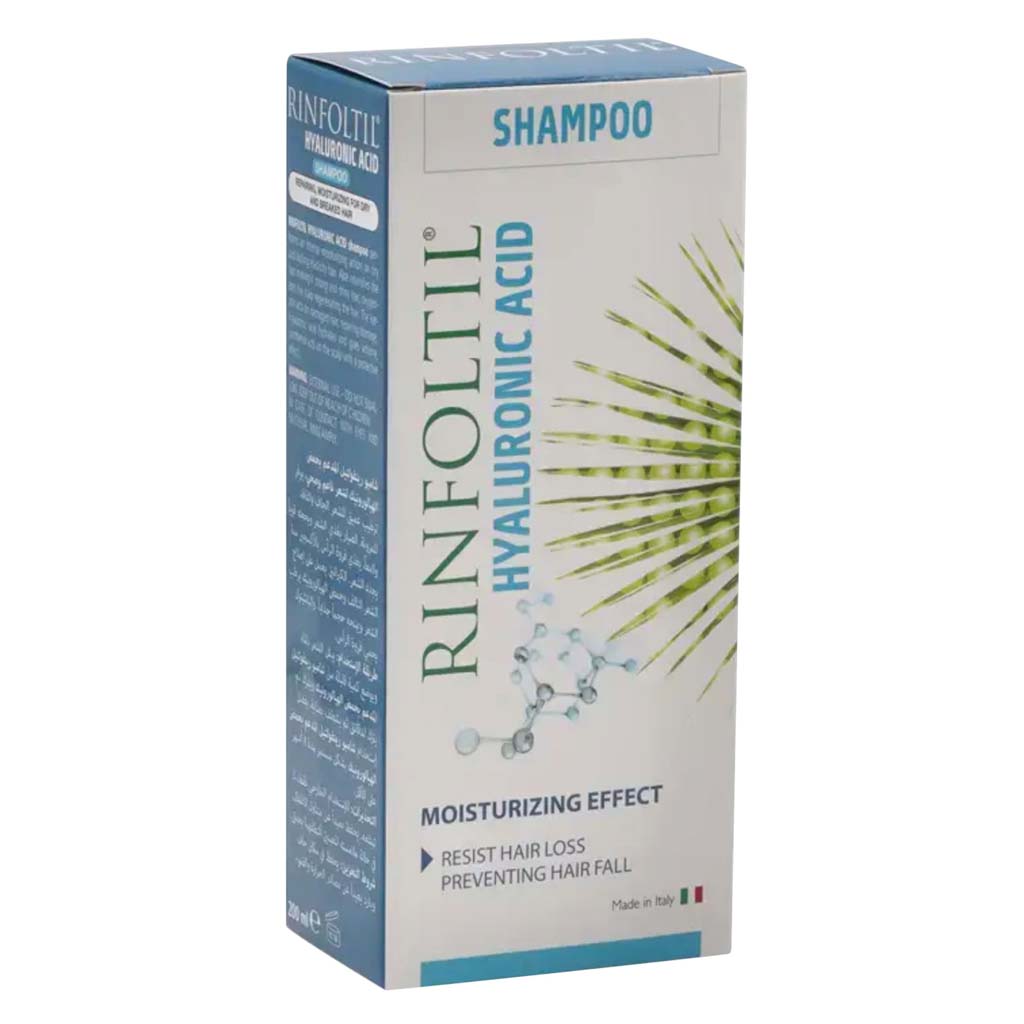 Rinfoltil, Hyaluronic Acid Shampoo, Hydrating shampoo with hyaluronic acid for dry hair, 200ml